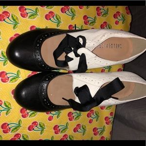 Black & White Saddle Shoes